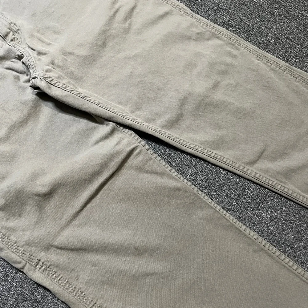 Ridgecut Toughwear Mens 34x32 Beige Canvas Carpenter Pants Utility Workwear - Picture 9 of 11